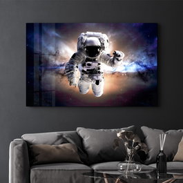 Wallity Pintura Decorativa de Vidrio Templado Multicolor 46 x 72 cm